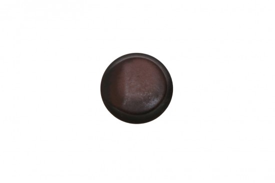 Κουμπί σκούρο καφέ 26mm με ποδαράκι