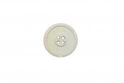 Κουμπί λευκό 25mm με 4 τρύπες