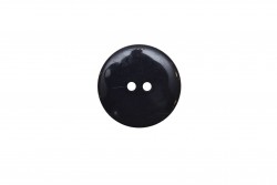 Κουμπί μαύρο 20mm με 2 τρύπες