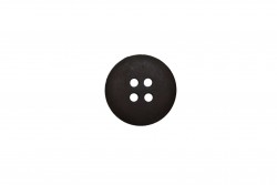 Κουμπί μαύρο 16mm με 4 τρύπες