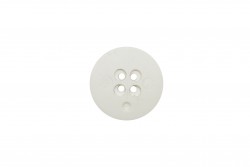 Κουμπί λευκό 18mm με 4 τρύπες