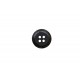 Κουμπί μαύρο λευκό 15mm με 4 τρύπες