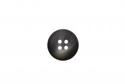 Κουμπί μαύρο 15mm με 4 τρύπες