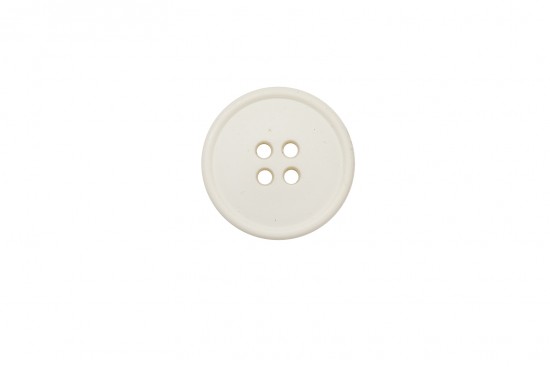 Κουμπί λευκό 22mm με 4 τρύπες
