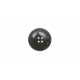 Κουμπί σκούρο γκρι 22mm με 4 τρύπες