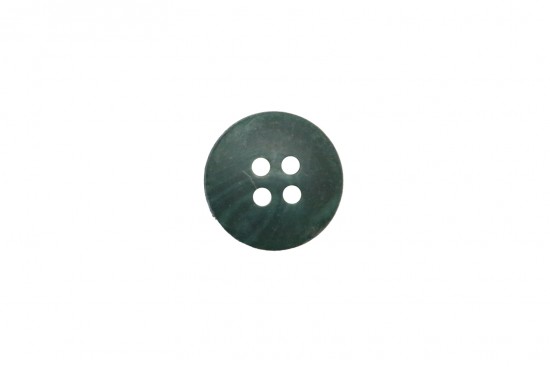 Κουμπί πράσινο 15mm με 4 τρύπες