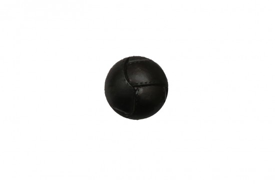 Κουμπί μαύρο 15mm με ποδαράκι