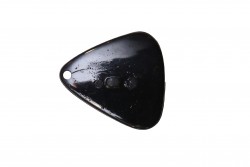 Κουμπί μαύρο 30mm με 1 τρύπα