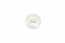 Κουμπί λευκό 12mm με ποδαράκι