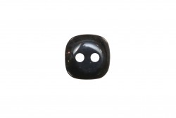 Κουμπί μαύρο 15mm με 2 τρύπες