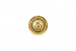 Κουμπί χρυσό 18mm με ποδαράκι