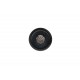 Κουμπί μαύρο 25mm με ποδαράκι