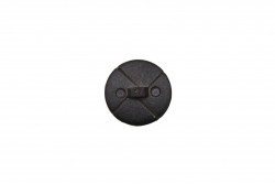 Button black 25mm 