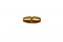 Κουμπί χρυσό 10Χ20mm με 1 τρύπα