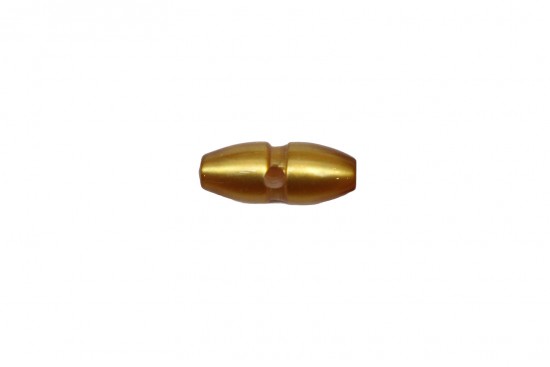 Κουμπί χρυσό 10Χ20mm με 1 τρύπα