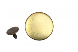 Κουμπί μεταλλικό για τζιν καρφωτό 20mm χρυσό