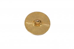 Κουμπί πλαστικό ανάγλυφο 18mm σε χρυσό χρώμα 