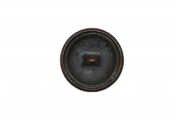 Κουμπί μεταλλικό μαύρο - χρυσό 20mm 