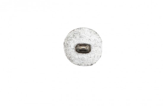 Κουμπί μεταλλικό ασημί 15mm 