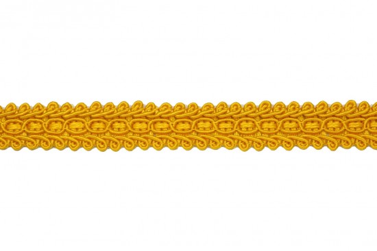 Σιρίτι επίπλων (ταπετσαρίας) ρεγιόν σε κίτρινο 16mm