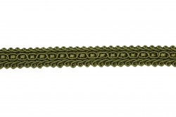 Σιρίτι επίπλων (ταπετσαρίας) ρεγιόν σε πράσινο 16mm