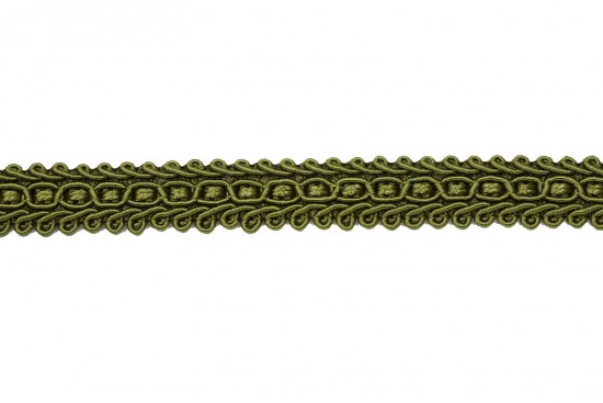 Σιρίτι επίπλων (ταπετσαρίας) ρεγιόν σε πράσινο 16mm