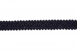 Σιρίτι επίπλων (ταπετσαρίας) ρεγιόν σε σκούρο μπλε 16mm