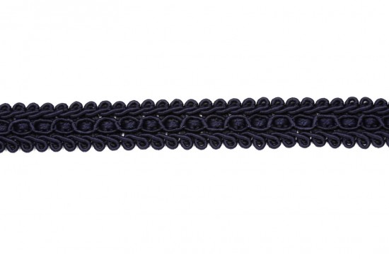 Σιρίτι επίπλων (ταπετσαρίας) ρεγιόν σε σκούρο μπλε 16mm
