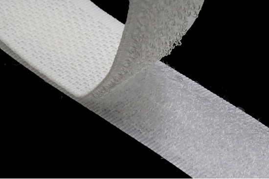 Ταινία Velcro ραφτή 50mm σε λευκό (αρσενικό - θηλυκό)