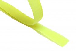 Ταινία Velcro αυτοκόλλητο 20mm σε κίτρινο (αρσενικό - θηλυκό)
