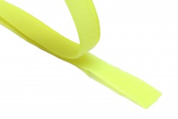 Ταινία Velcro αυτοκόλλητο 20mm σε κίτρινο (αρσενικό - θηλυκό)