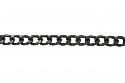 Chain in black color 8mm