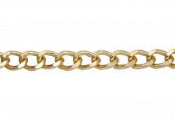 Chain in gold color 12mm