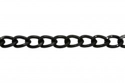 Chain in black color 10mm