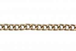 Chain in mat gold color 8mm