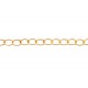Αλυσίδα μεταλλική σε χρυσό χρώμα 10mm