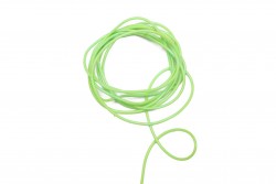 Light green rubber cord