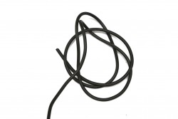 Black rubber cord